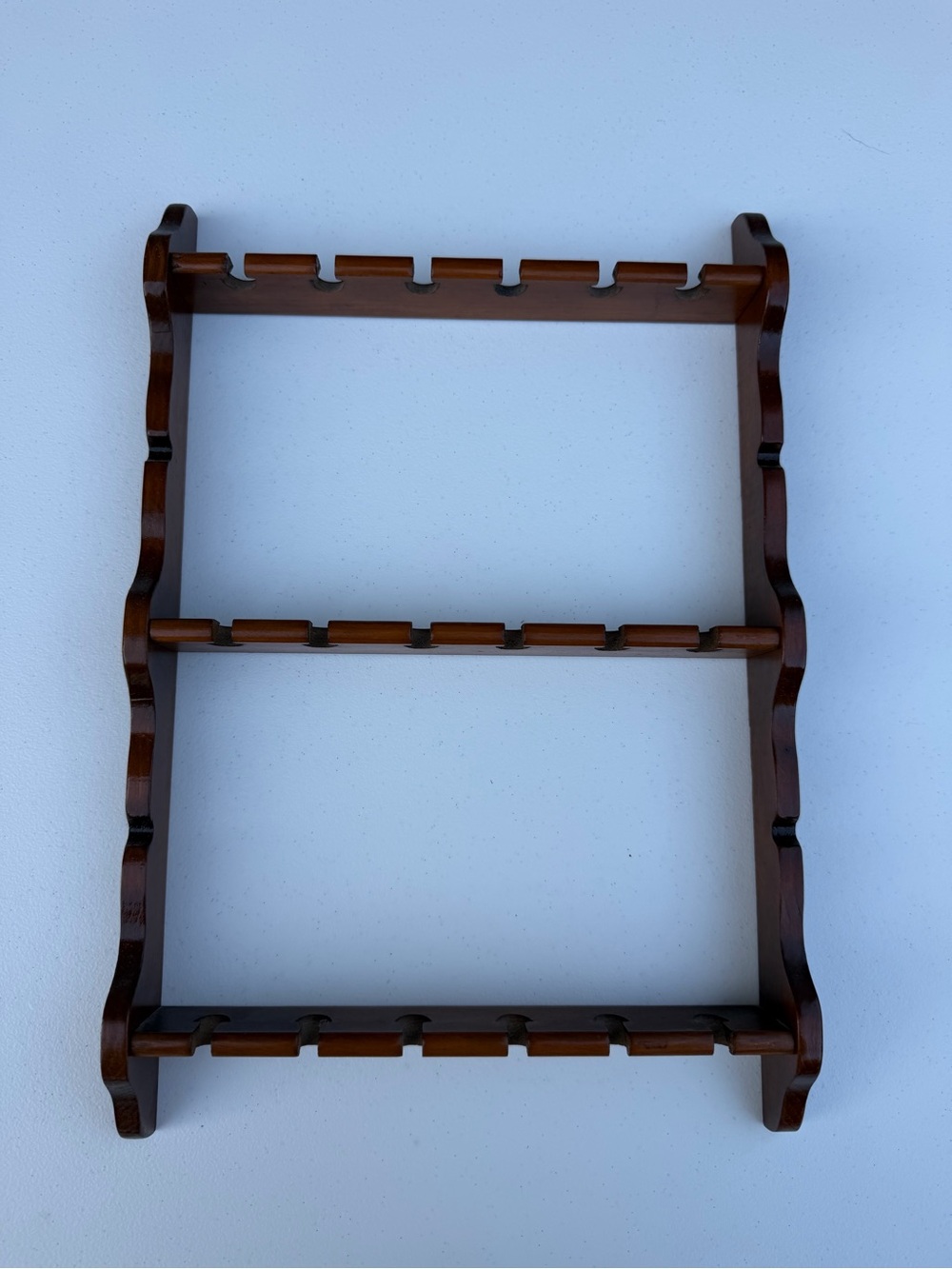 Vintage Wooden Souvenir Rack Brown - Home Wall Decor | 15.5” x 10.5”